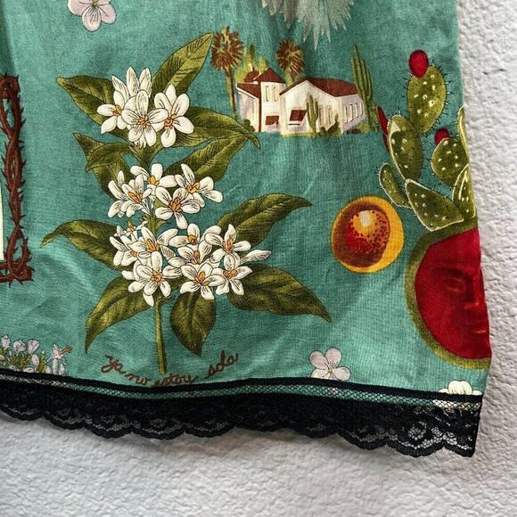 Hemet Frida Kahlo Mexican Art Rockabilly Pin-Up Retro Dress Size 2X NWT - Picture 4 of 10